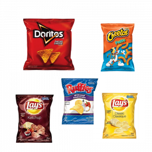 Snack size chips