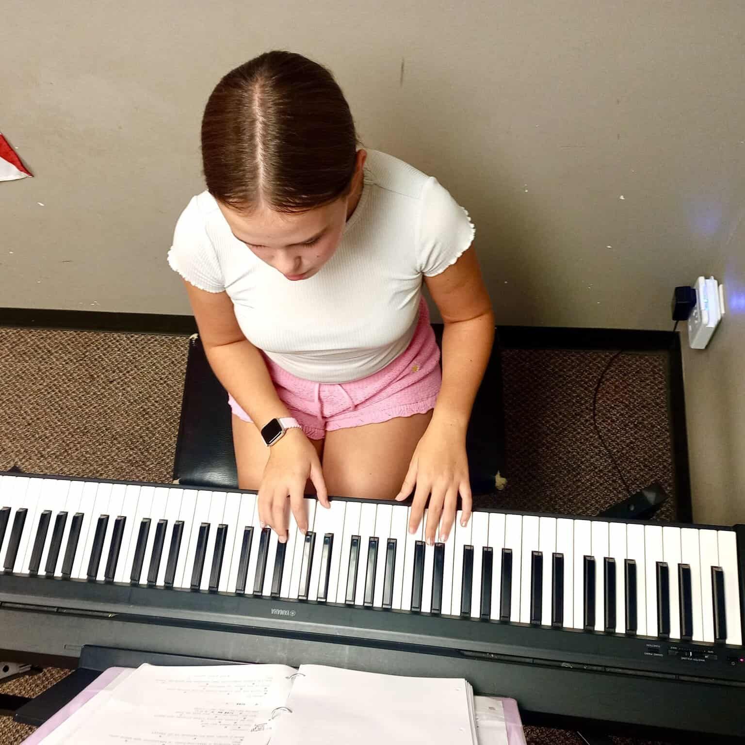 Sophie Harcott, piano and vocal student in Edmonton, Alberta. Photo 2 Photo credits: Jesse Tollestrup