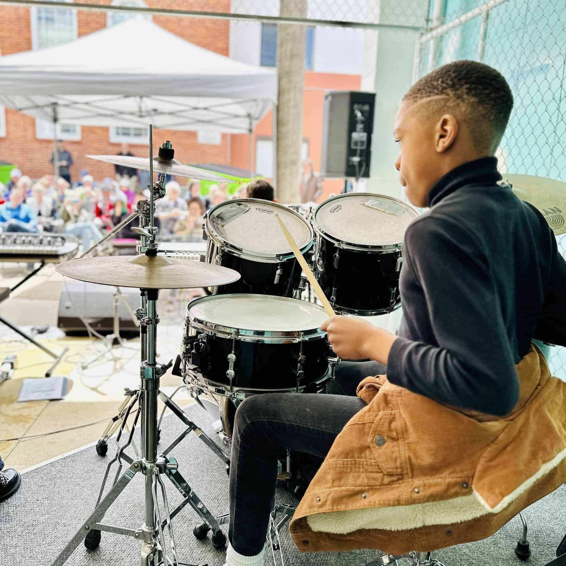 David Herbert-Banwo 4 David Herbert-Banwo, Drum Student